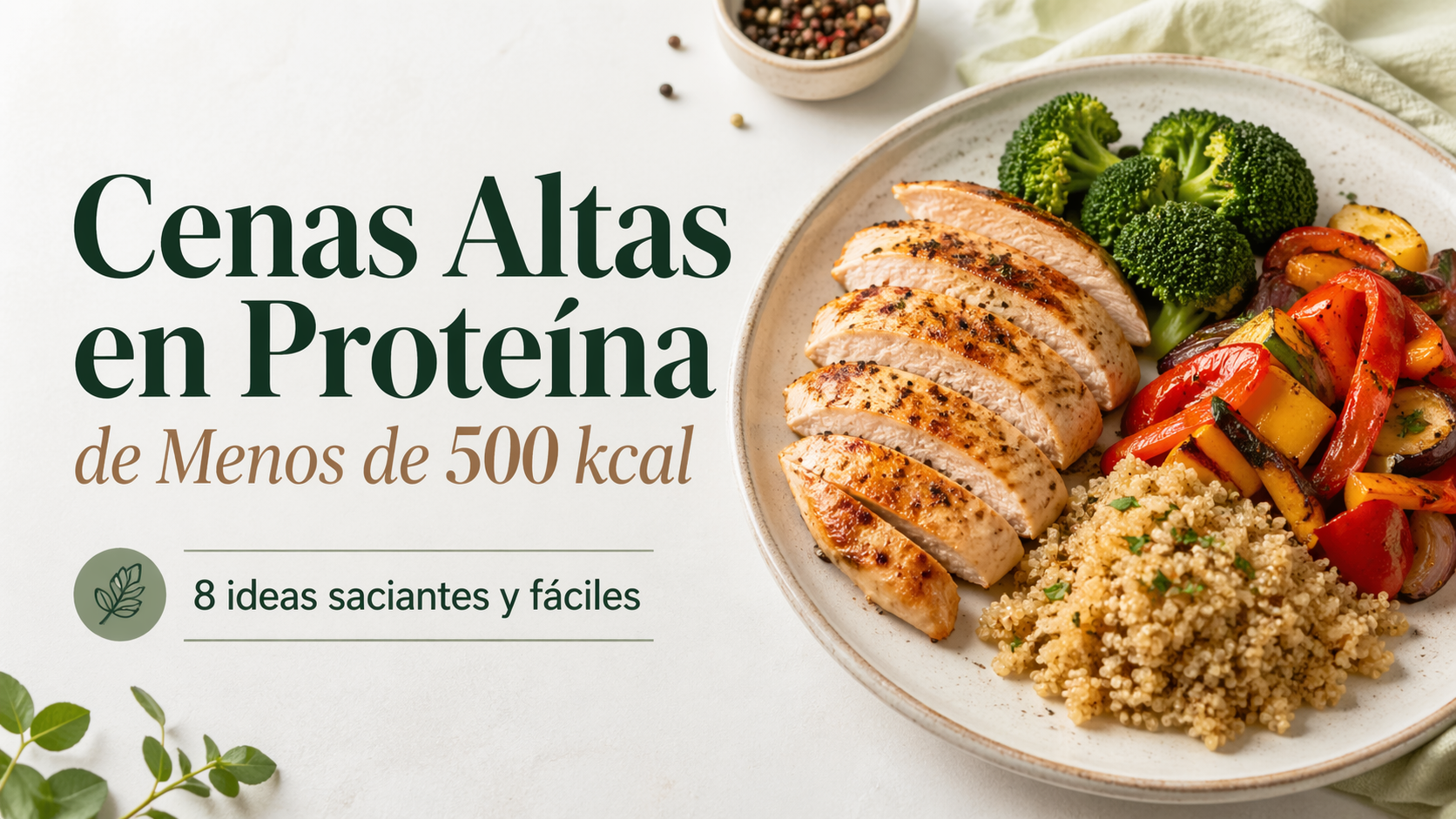 Pechuga de pollo con vegetales